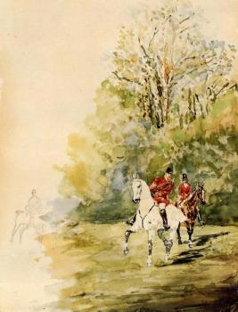 Henri De Toulouse-Lautrec : Hunting